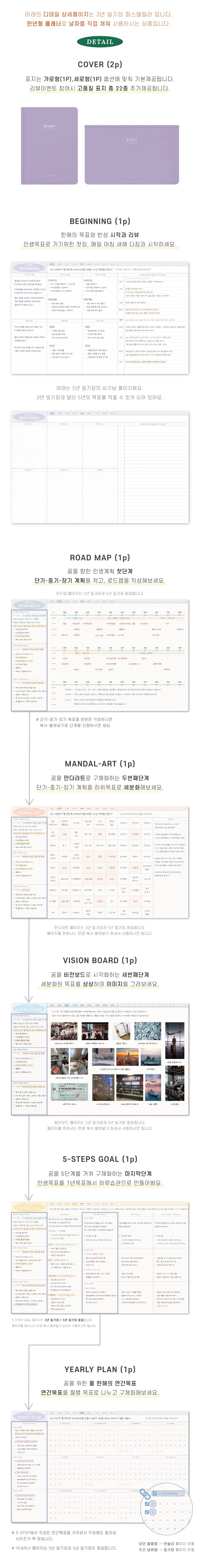 만년형 일기장 (3년·5년) 상세 이미지 11